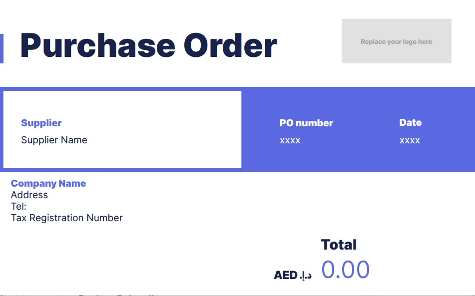 Purchase Order Template